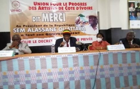 Rémunération sur la Copie privée : Des artistes reconnaissants au Président Alassane Ouattara.