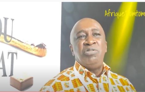 Salon du chocolat/Paris: Le porte-parole des producteurs Aly Touré fait un exposé sur l’augmentation du revenu des planteurs de cacao durable.