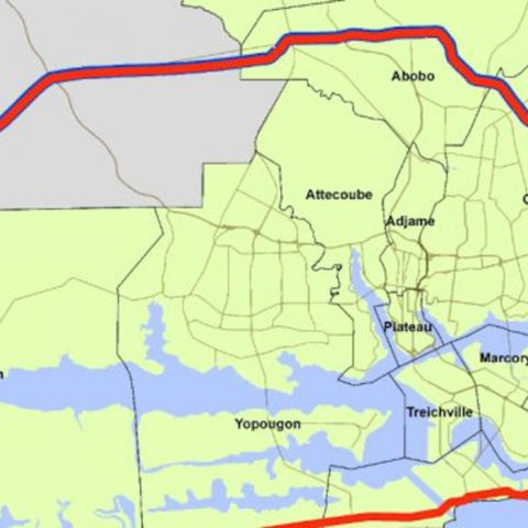 La Y4, l’autoroute de contournement de la ville d’Abidjan (état d’avancement des travaux).