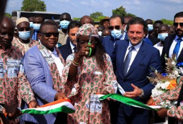 Korhogo : Le ministre Amadou Coulibaly inaugure le collège Amadou Gon Coulibaly de Koni.