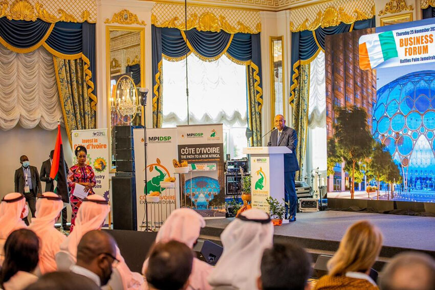 Ouverture du forum économique ivoirien à Dubaï.