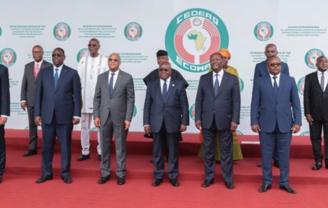 Le Chef de l’Etat a pris part à un Sommet extraordinaire de la CEDEAO, à Accra (07/11/2021).