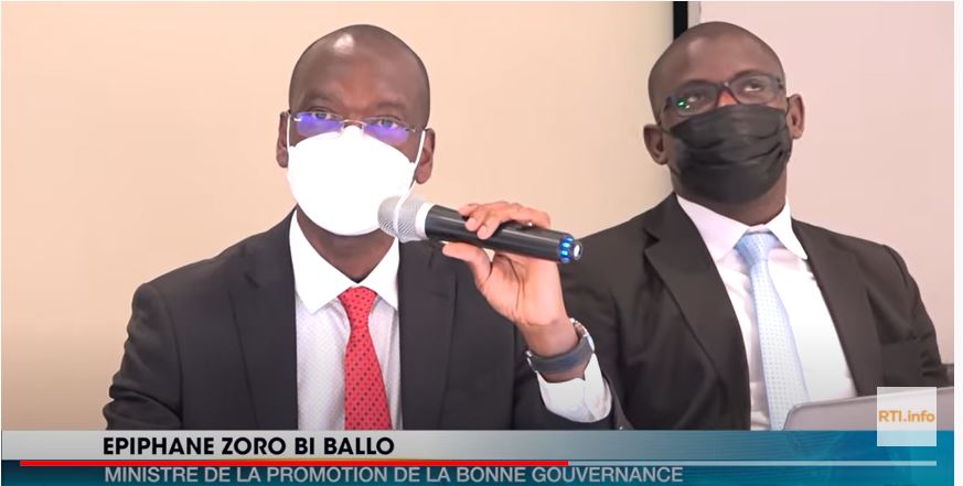 Zoro Bi Ballo présente la vision de la Côte d’Ivoire en matière de lutte contre la corruption.