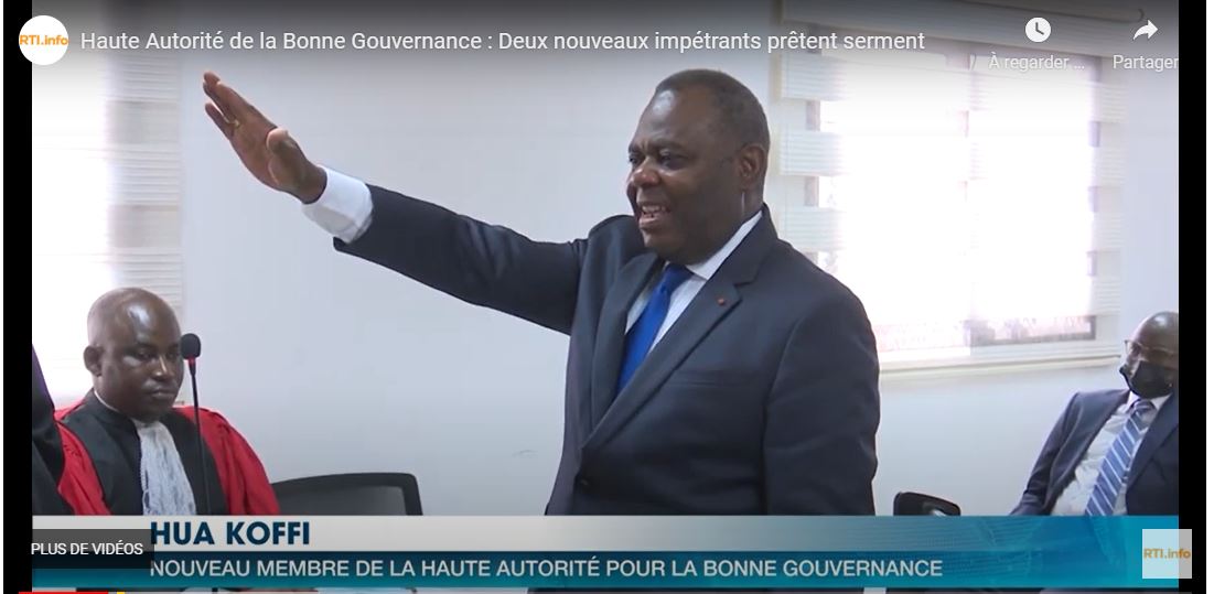 Deux nouveaux impétrants prêtent serment_Haute_autorité_Bonne_Gouvernance_2021_RCI_CIV_2
