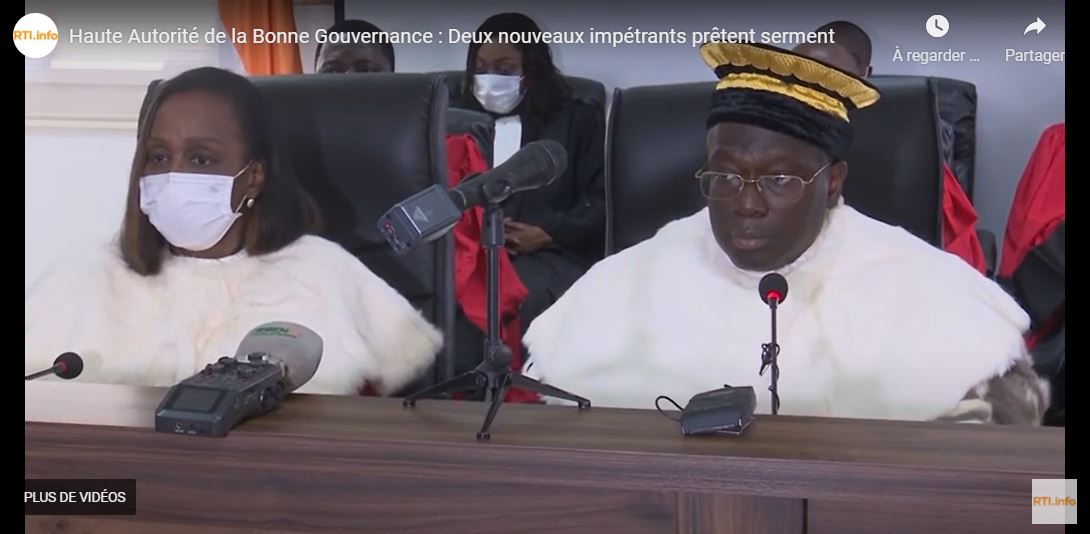Deux nouveaux impétrants prêtent serment_Haute_autorité_Bonne_Gouvernance_2021_RCI_CIV_3