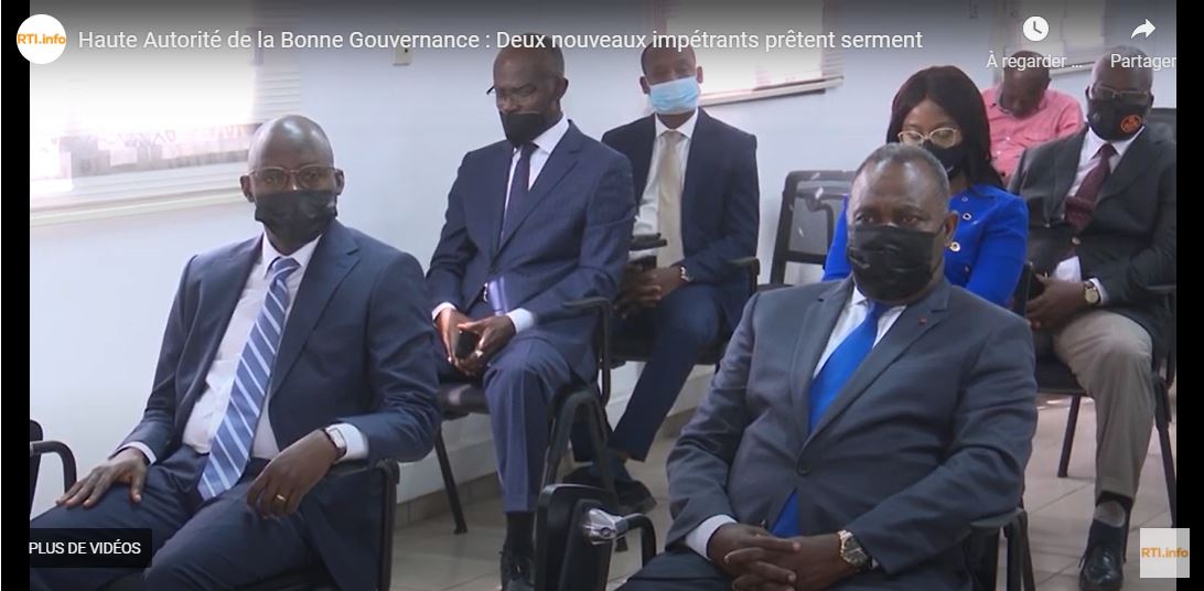 Deux nouveaux impétrants prêtent serment_Haute_autorité_Bonne_Gouvernance_2021_RCI_CIV_5