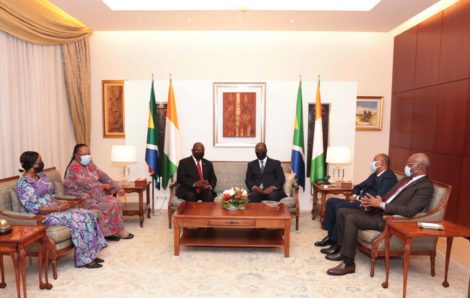 Fin de la visite d&rsquo;état de SEM Cyril Matamela Ramaphosa en Côte d&rsquo;Ivoire : propos du Chef de l&rsquo;état SEM Alassane Ouattara