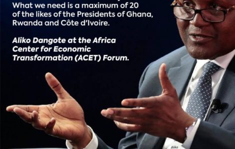 Afrique : Dangote rêve de 20 dirigeants visionnaires pour propulser le continent et cite trois.