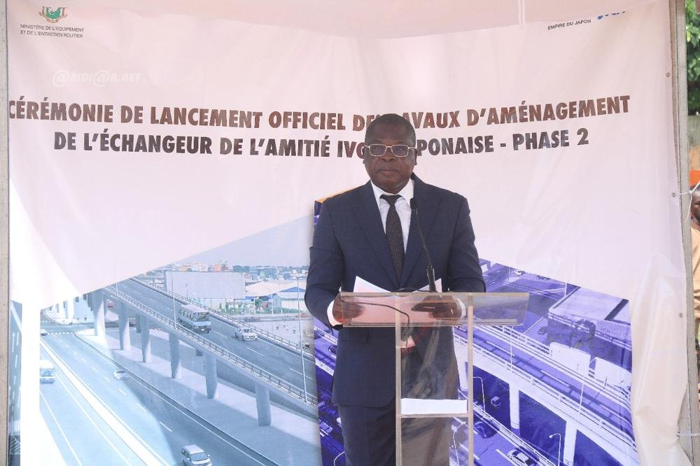 Travaux de la phase II de l’échangeur de l’amitié ivoiro-japonaise_Patrick_Achi_2021_CIV_12