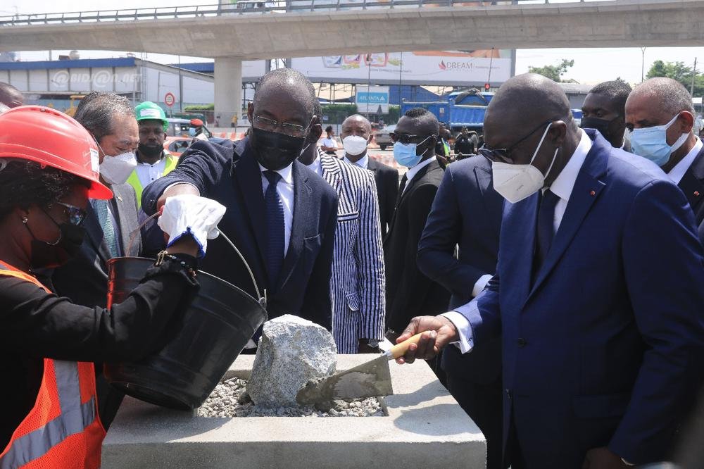 Travaux de la phase II de l’échangeur de l’amitié ivoiro-japonaise_Patrick_Achi_2021_CIV_16