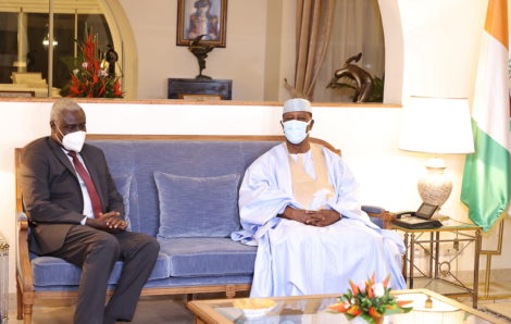 Le Chef de l’Etat a eu un entretien avec le Président de la Commission de l’Union Africaine.