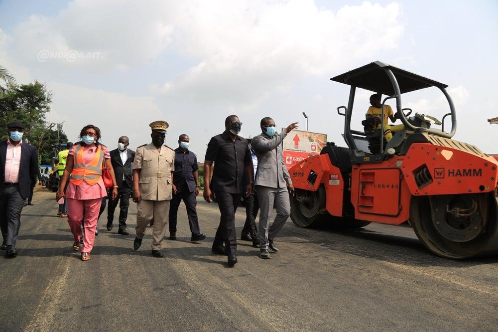 Chantiers de construction du pont du Golf et de l'échangeur de Yopougon Gesco_2022_RCI_CIV_11