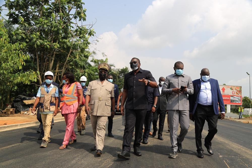 Chantiers de construction du pont du Golf et de l'échangeur de Yopougon Gesco_2022_RCI_CIV_12