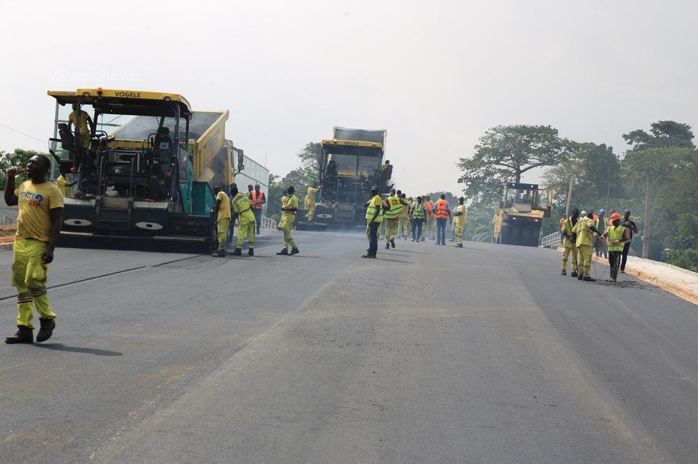 Chantiers de construction du pont du Golf et de l'échangeur de Yopougon Gesco_2022_RCI_CIV_13