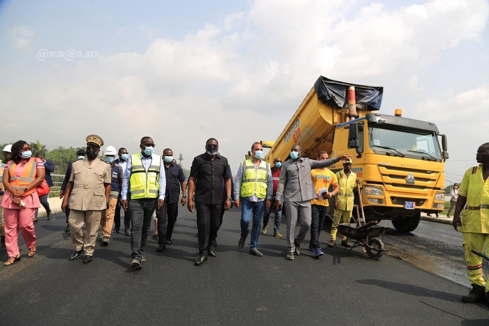 Chantiers de construction du pont du Golf et de l'échangeur de Yopougon Gesco_2022_RCI_CIV_15