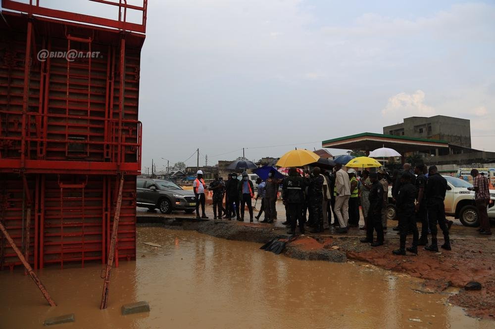 Chantiers de construction du pont du Golf et de l'échangeur de Yopougon Gesco_2022_RCI_CIV_5