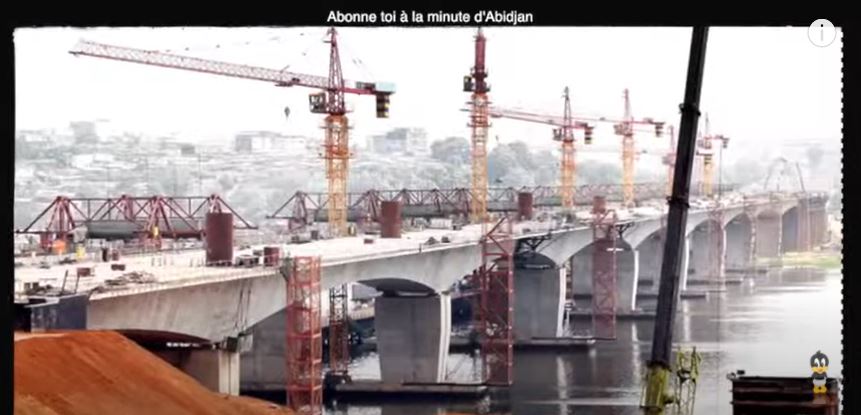 Cote d’Ivoire : 4ème pont d’Abidjan – Amédé Koffi Kouakou s’assure du  » respect  » du délai de livraison de l’ouvrage.