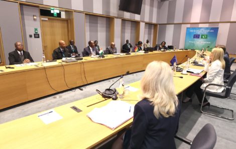 Le Chef de l’Etat et son homologue Ghanéen ont eu un entretien avec la Présidente du Parlement européen.