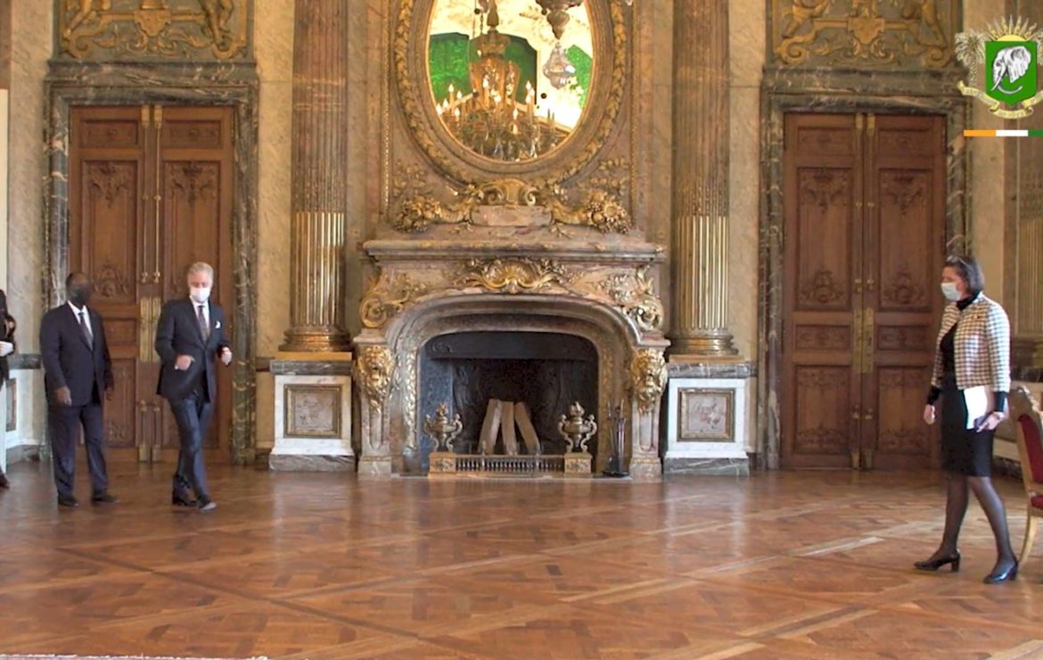 Le Président Ouattara reçu par Sa Majesté Philippe de Belgique, Roi des Belges.