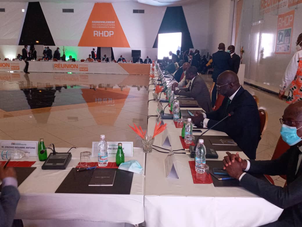 Le RHDP tient aujourd’hui un Conseil politique en Côte-d’Ivoire.