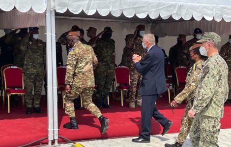 Lutte contre le terrorisme dans le Golf de Guinée : 400 militaires de 10 nations africaines partenaires et alliées de la Côte d’Ivoire prennent part à un exercice militaire dénommé Flintlock.