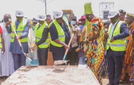 Infrastructures routières : Vaste opération de bitumage des voiries de Locodjro.