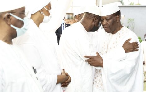 Le Président de la République, SEM Alassane Ouattara, à présenté ses condoléances au Ministre Ally Coulibaly et à sa famille.