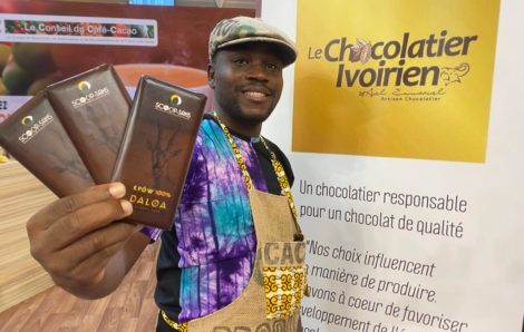 Le chocolat de Daloa en Côte-d’Ivoire triomphe au Salon de l’agriculture de Paris Porte de Versailles.