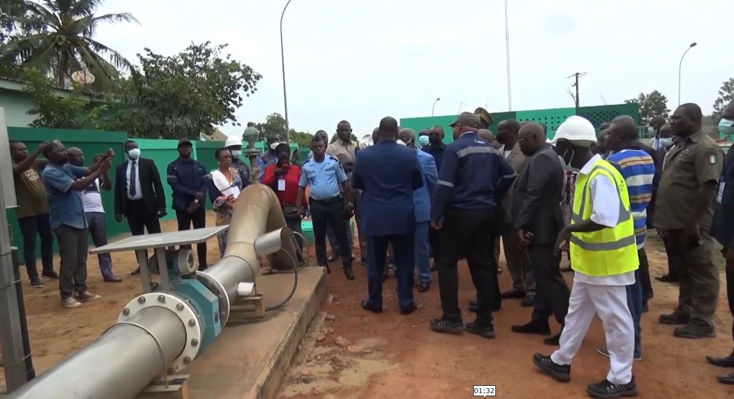 CAN 2023 le ministre Laurent Tchagba visite les installations hydrauliques de San-Pedro_2022_5