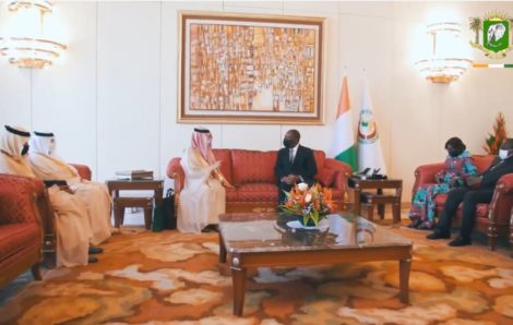 Le Chef de l’Etat a échangé avec un Emissaire du Roi d’Arabie Saoudite.