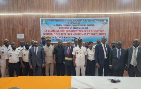 Côte d’Ivoire : Sécuriser les recettes des Affaires Maritimes pour une économie bleue plus dynamique et performante (Séminaire-Bassam).