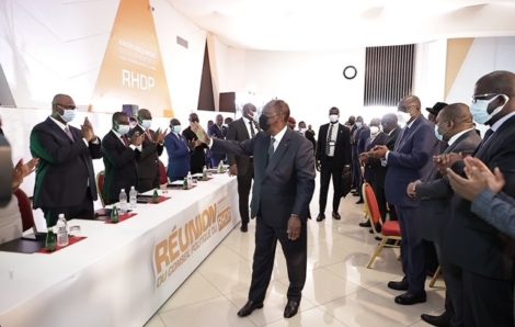 RHDP : voici la restructuration du parti au pouvoir, Gilbert Kafana Koné le nouveau homme fort.