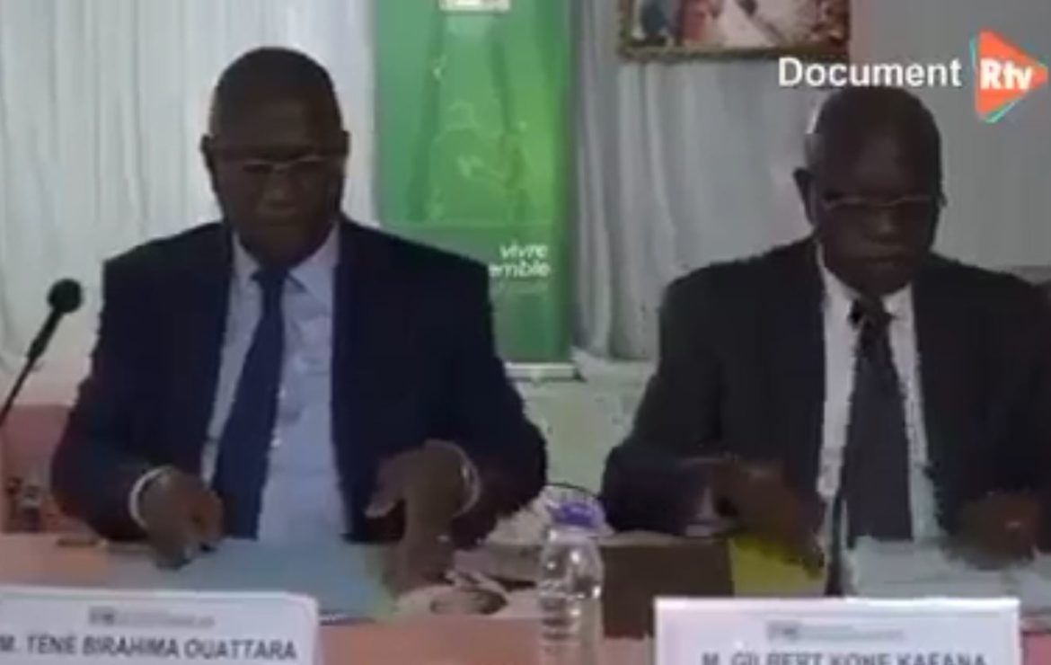 Le Président du directoire du RHDP, Gilbert Kafana Koné, a présidé une réunion du directoire (23/03/2022).