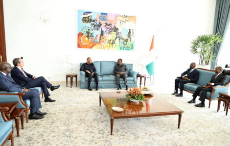 Le Chef de l’Etat a eu un entretien avec le Président-Directeur Général de Corsair.