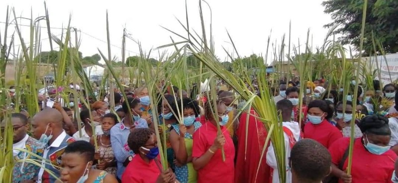 Dimanche des Rameaux : Les fidèles ont célébré l’entrée de Jésus à Jérusalem.