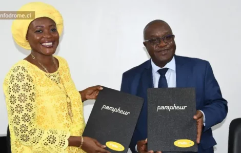 Dépôts de garantie : La Caisse des Dépôts et Consignations (CDC-CI)  et Mtn CI signent une convention.