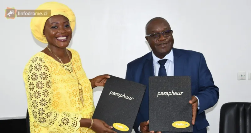 Dépôts de garantie : La Caisse des Dépôts et Consignations (CDC-CI)  et Mtn CI signent une convention.