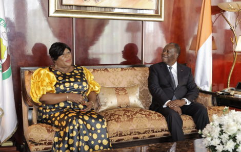 Le Chef de l’Etat a échangé avec l’Ambassadeur de la République Démocratique du Congo en Côte d’Ivoire.