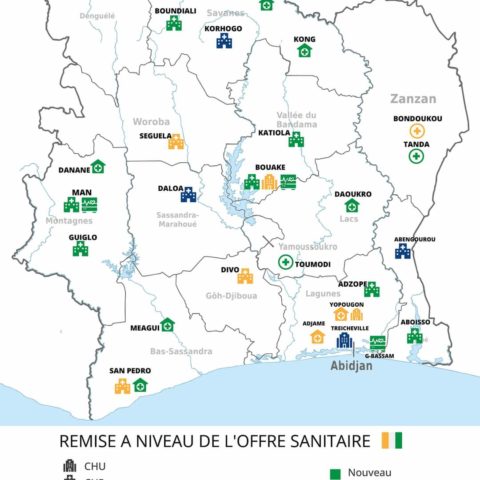 Remise à niveau de l’offre sanitaire en Côte d’Ivoire.