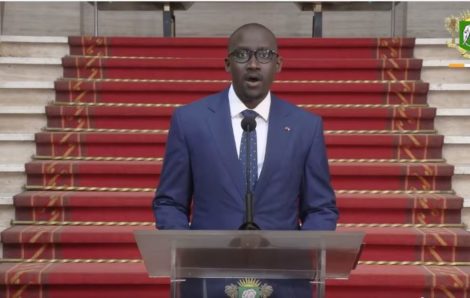 Communiqué de la Présidence de la République – Nouveau gouvernement (20 avril 2022).