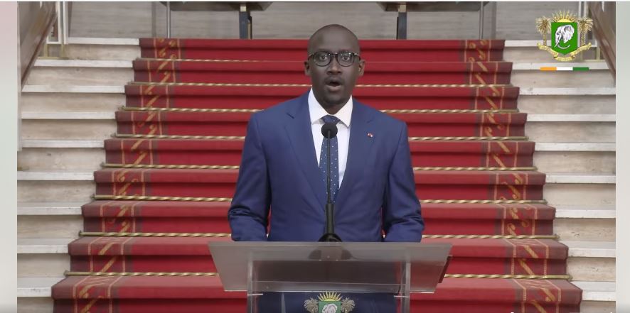 Communiqué de la Présidence de la République – Nouveau gouvernement (20 avril 2022).