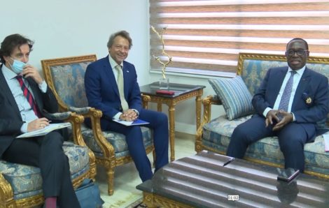 Le président du CESEC échange avec l’ambassadeur de l’Union Européenne en Côte d’Ivoire.