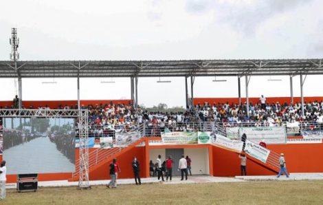 Le nouveau stade municipal d’Aboisso inauguré.