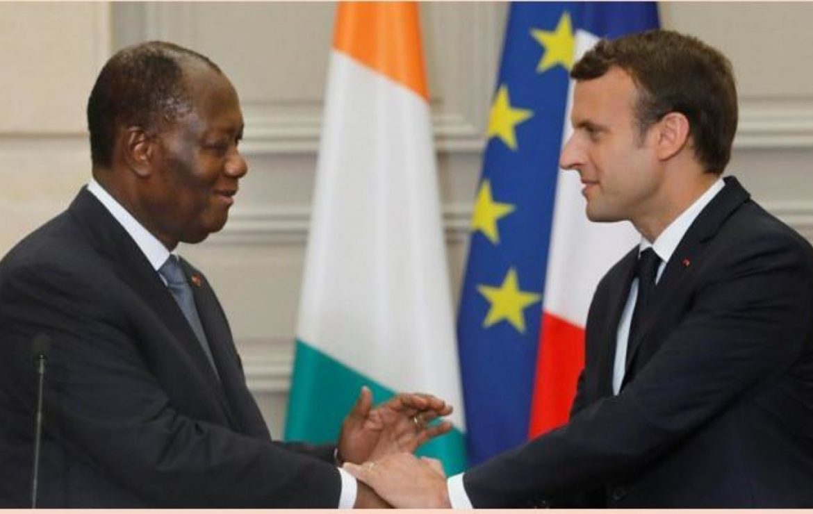 Le Président Alassane Ouattara a twitter suite à la réélection de son homologue Emmanuel Macron.