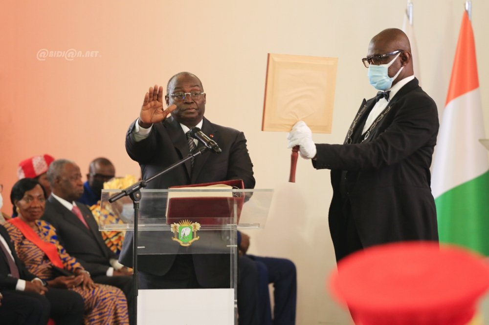 Côte d’ivoire : le nouveau Vice-Président de la République, Tiémoko Meyliet Koné, a prêté serment devant le Conseil constitutionnel.