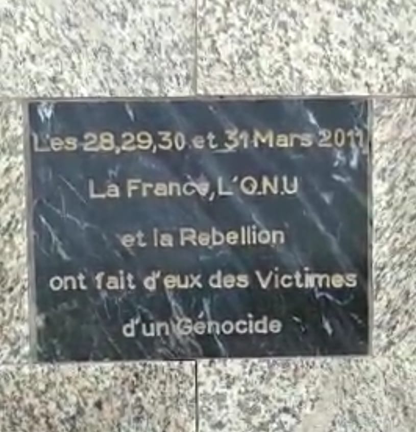 Stèle de Duékoué : La grosse manipulation de Gbagbo.