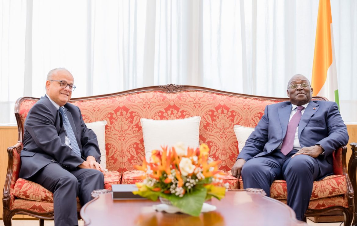 Le vice-président Tiémoko Meyliet Koné, s’est entretenu avec l’Ambassadeur de France en Côte d’Ivoire.