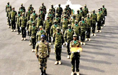 50 soldats ivoiriens, en mission de maintien de paix en Guinée-Bissau.