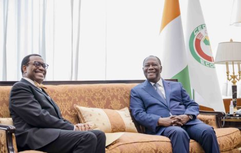 Le Chef de l’Etat a eu un entretien avec le Président de la Banque Africaine de Développement.