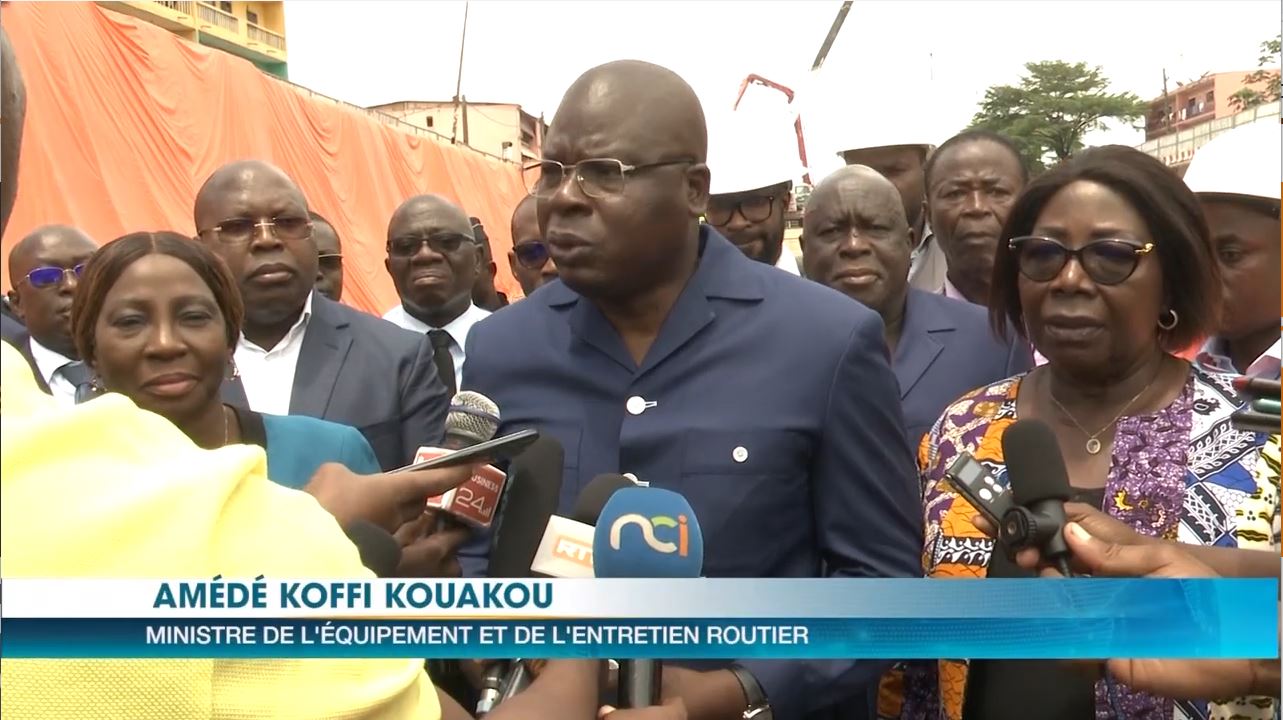 Amédée Kouakou satisfait de l'avancement des travaux du tunnel du rond point Abobo_17